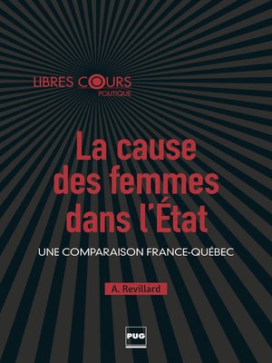 cover image of La cause des femmes dans l'Etat